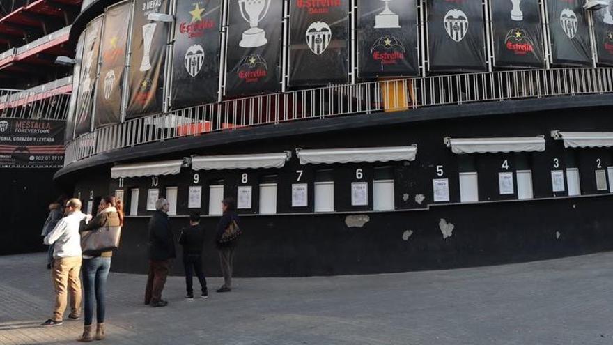 Promoción en las entradas para la vuelta en Mestalla
