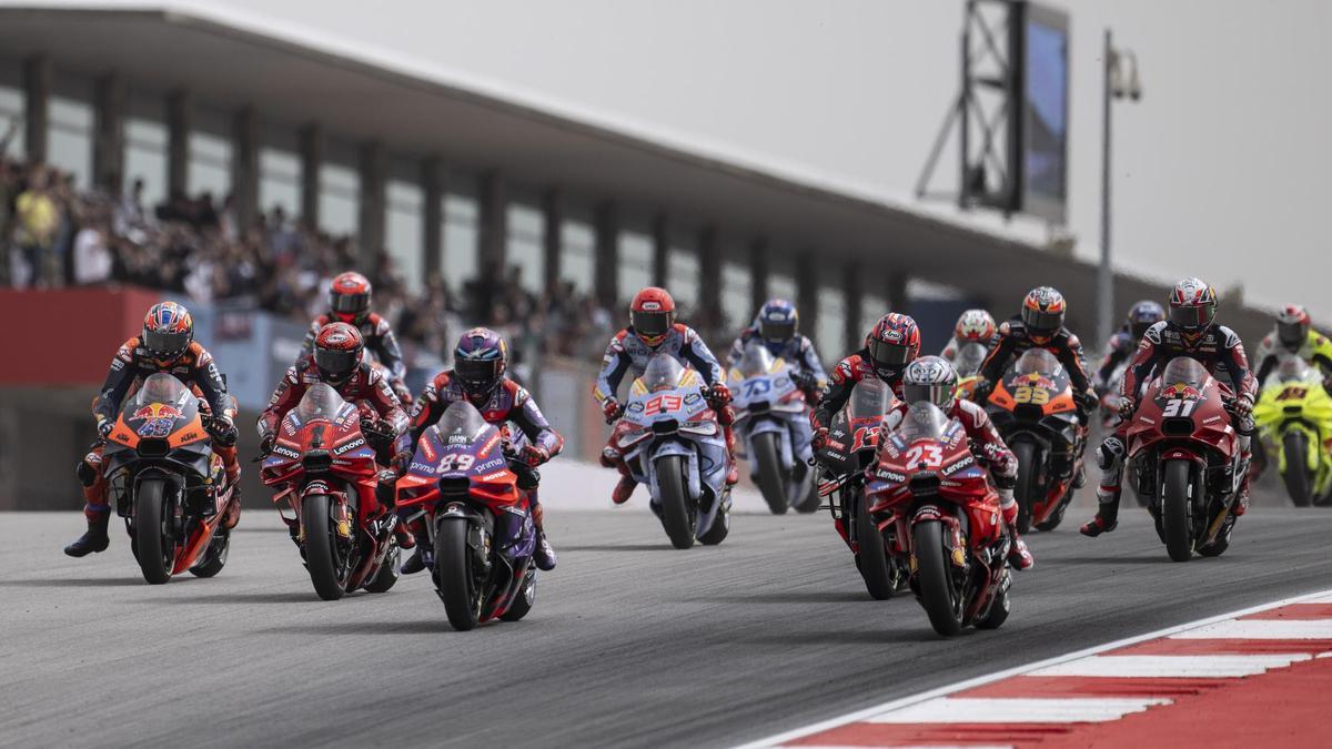 Una imagen del pasado Gran Premio de Portugal de MotoGP.