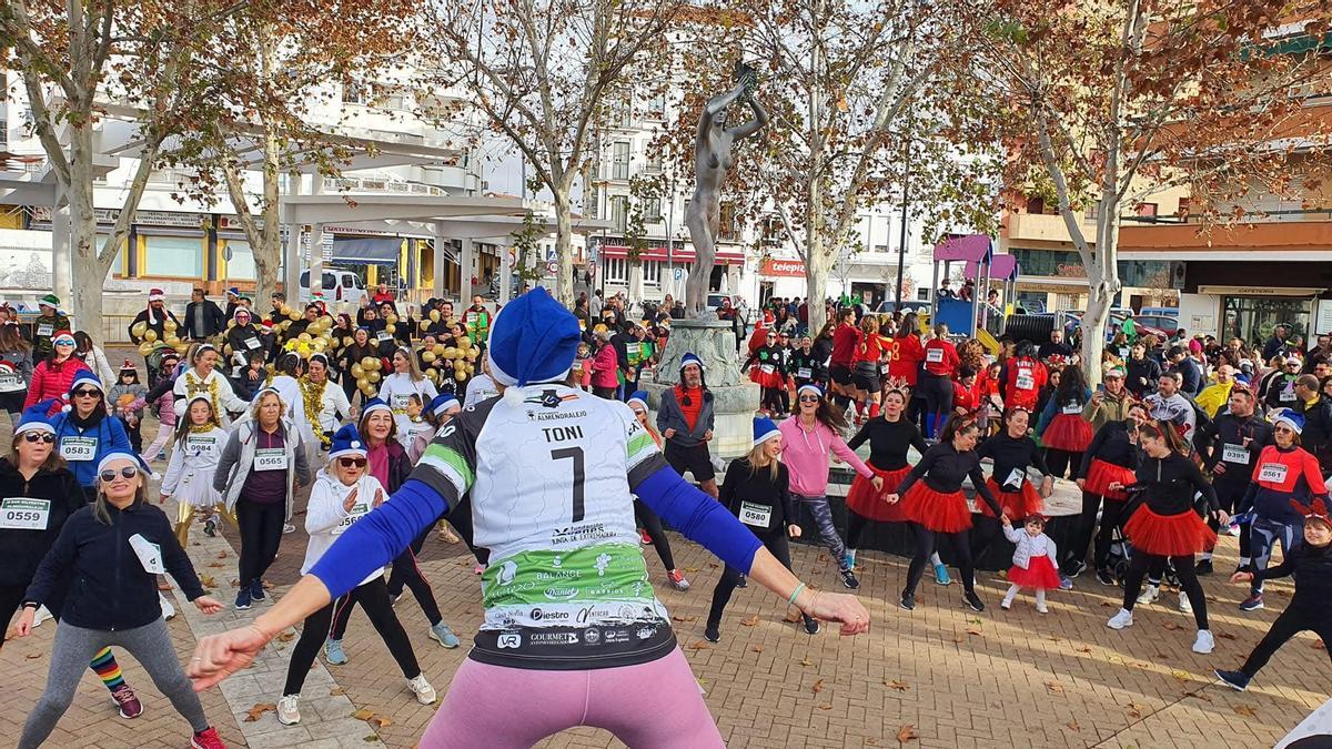 Un previo de una San Silvestre anterior en Almendralejo