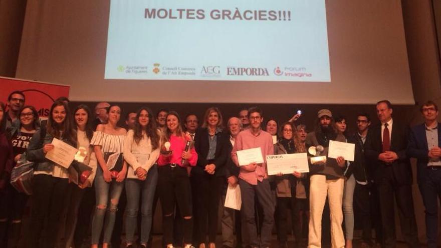 Una imatge dels guardonats al final de l&#039;acte