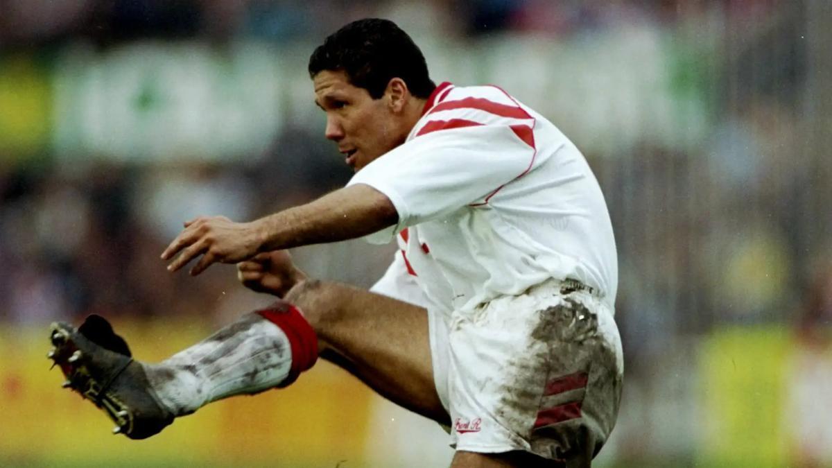 Simeone en el Sevilla.