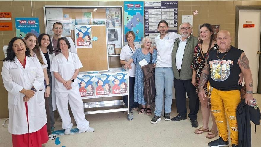Sárdoma respira: sanitarios y vecinos comparten actividades de prevención frente al tabaquismo en el centro de salud