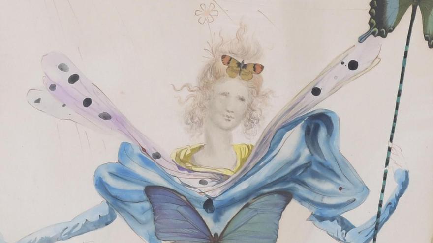 Una aquarel·la inèdita que Dalí va pintar el 1951 surt a subhasta a un preu de sortida de 100.000 euros