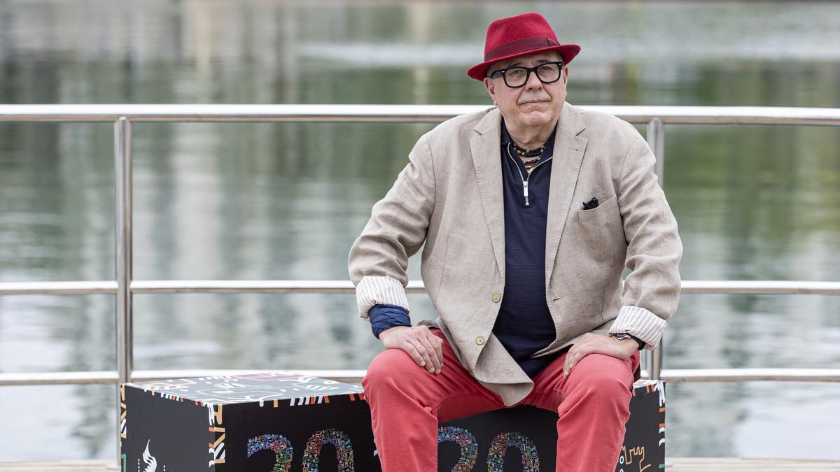 El director de cine Pedro Pérez Rosado, en Alicante.