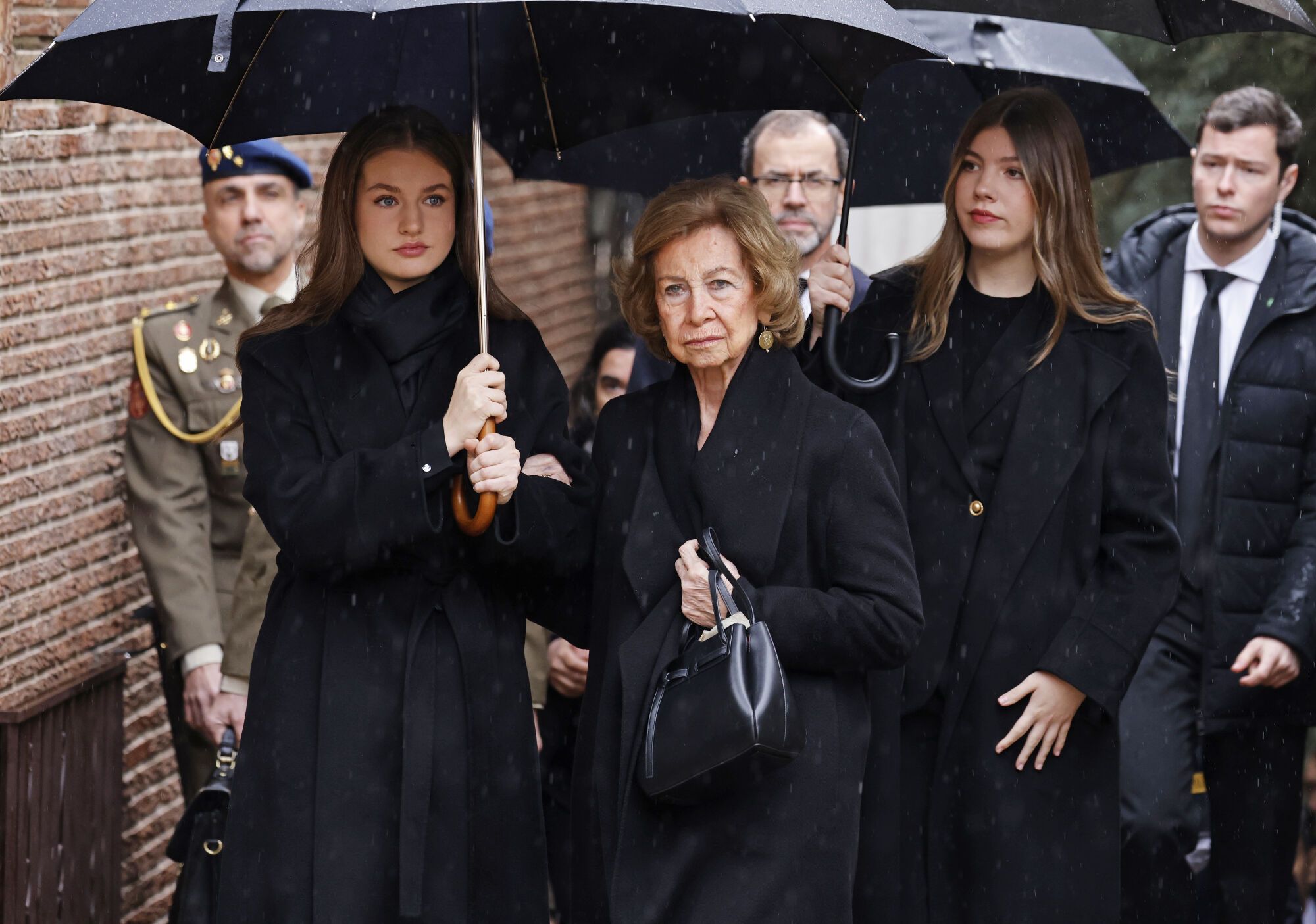 Las imágenes del responso en memoria de la princesa Irene de Grecia.
