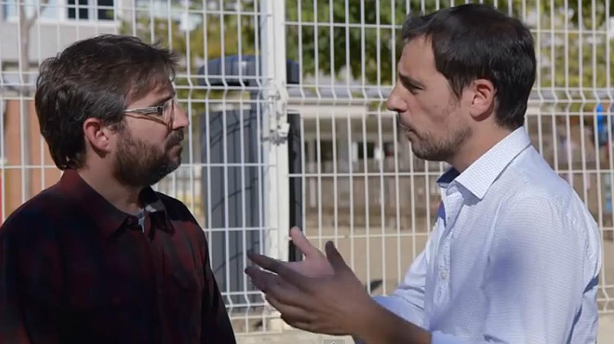 El alcalde de Castelldefels, Manuel Reyes, entrevistado por Jordi Évole.