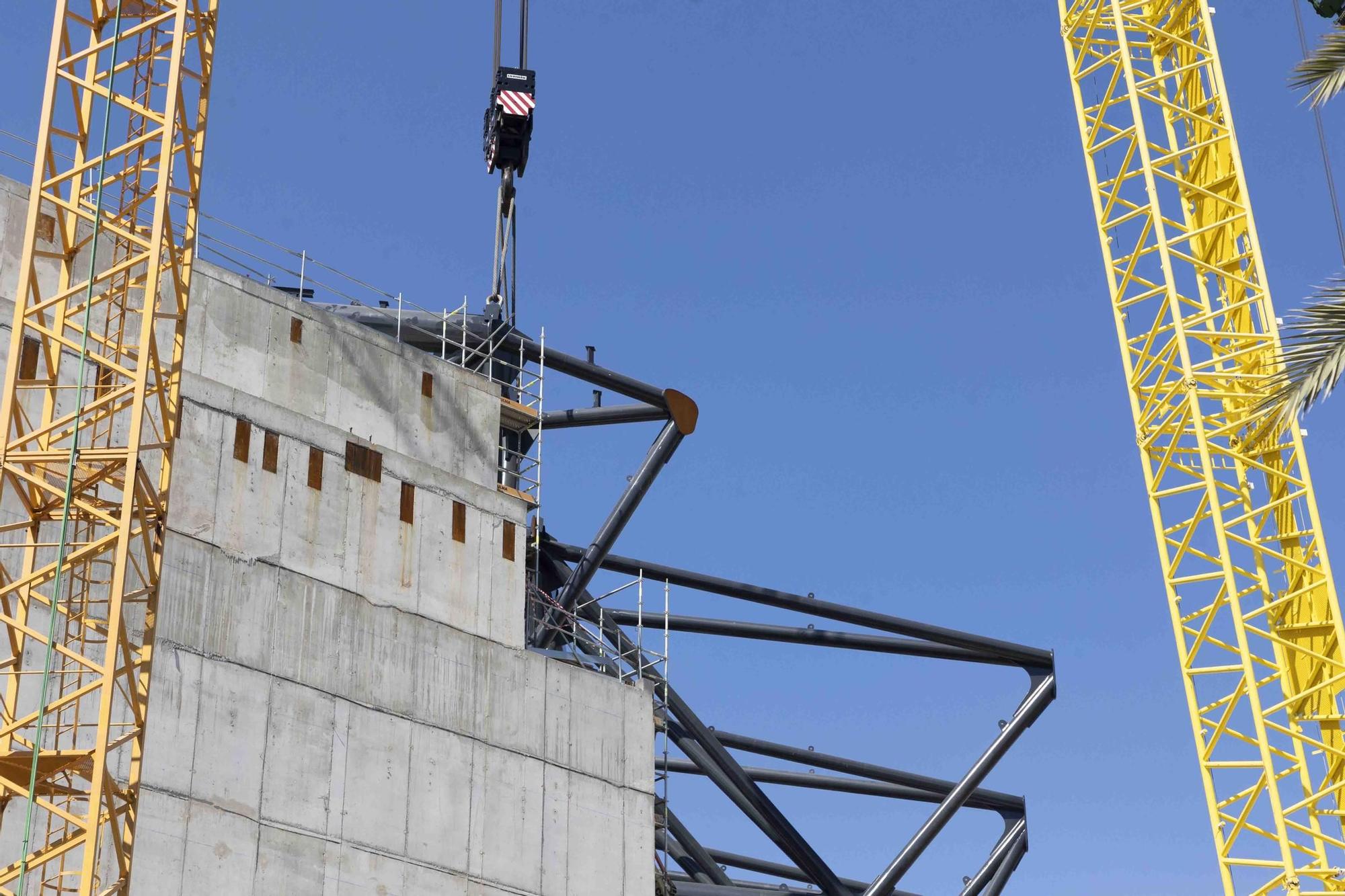 Obras pabellón Roig Arena