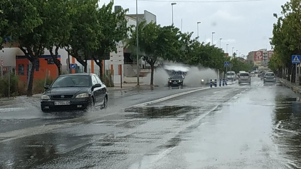 Lluvia e inundaciones en Santa Pola