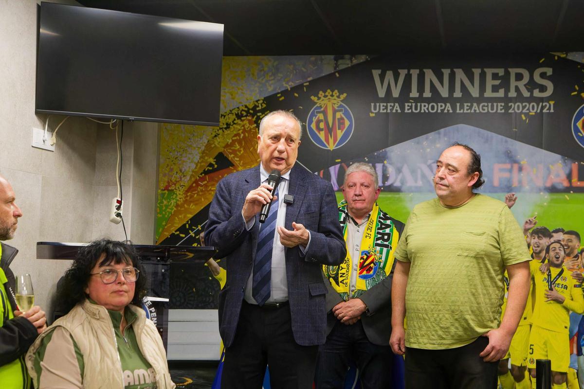 Galería | El Villarreal realiza el tradicional brindis por la permanencia