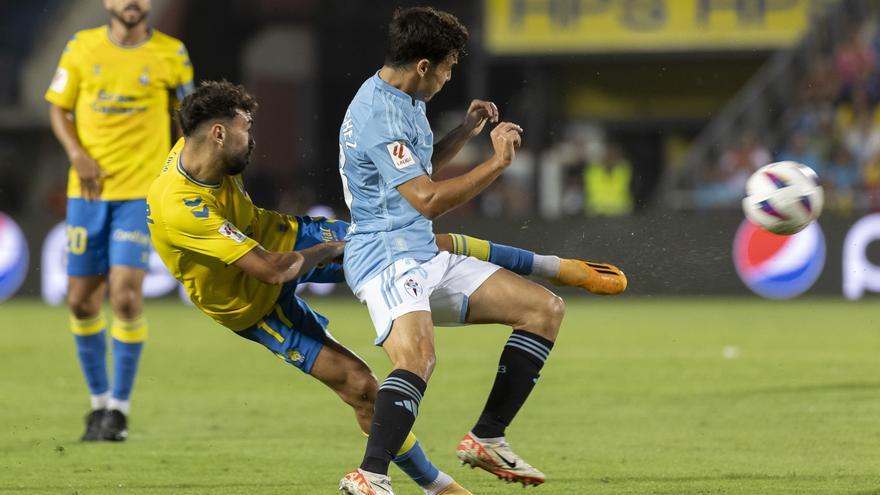 Las Palmas remonta ante el Celta en otro descuento mágico