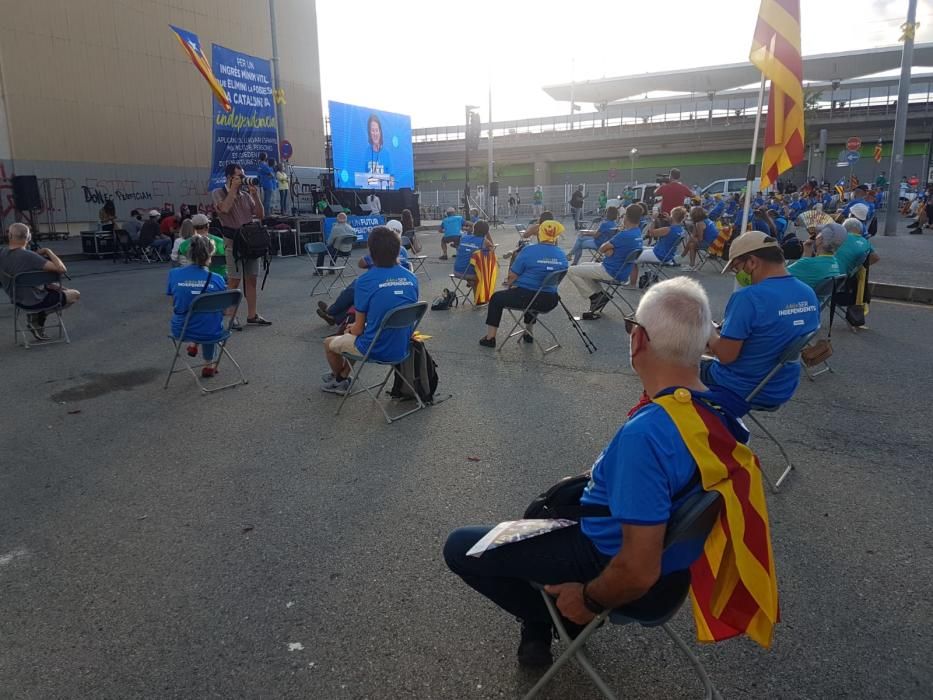 Concentració de l'ANC per la Diada a Girona