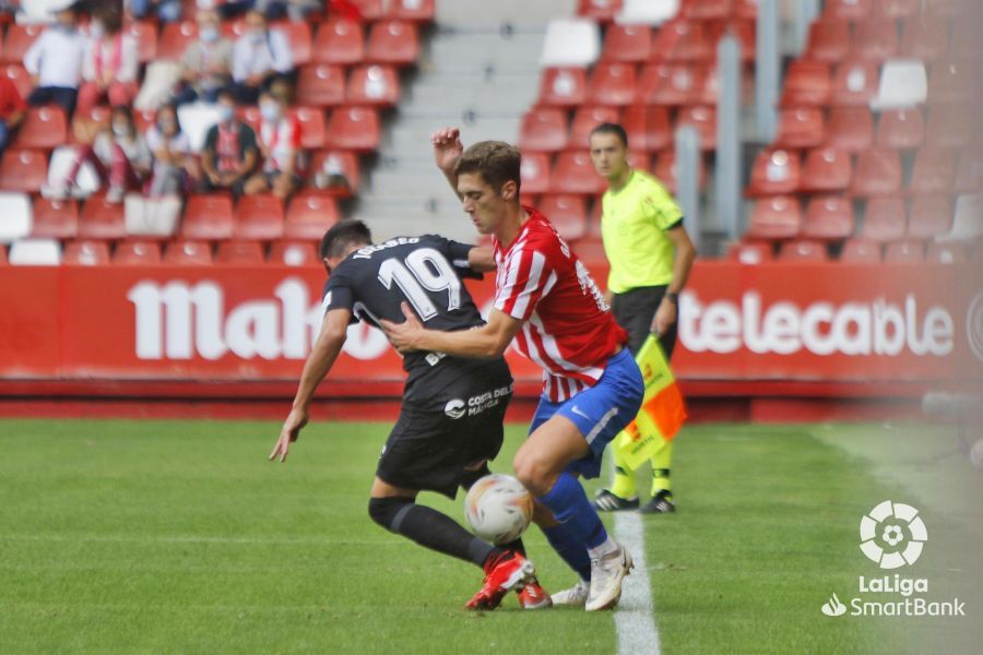 Liga Smartbank 2021/2022 I Partido entre el Sporting y el Málaga CF en El Molinón