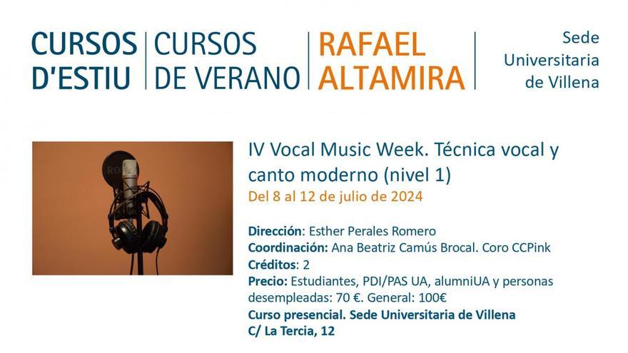 Técnica vocal y canto moderno