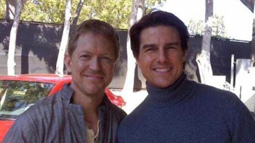 Michael Enright, en una imagen de archivo junto a Tom Cruise.
