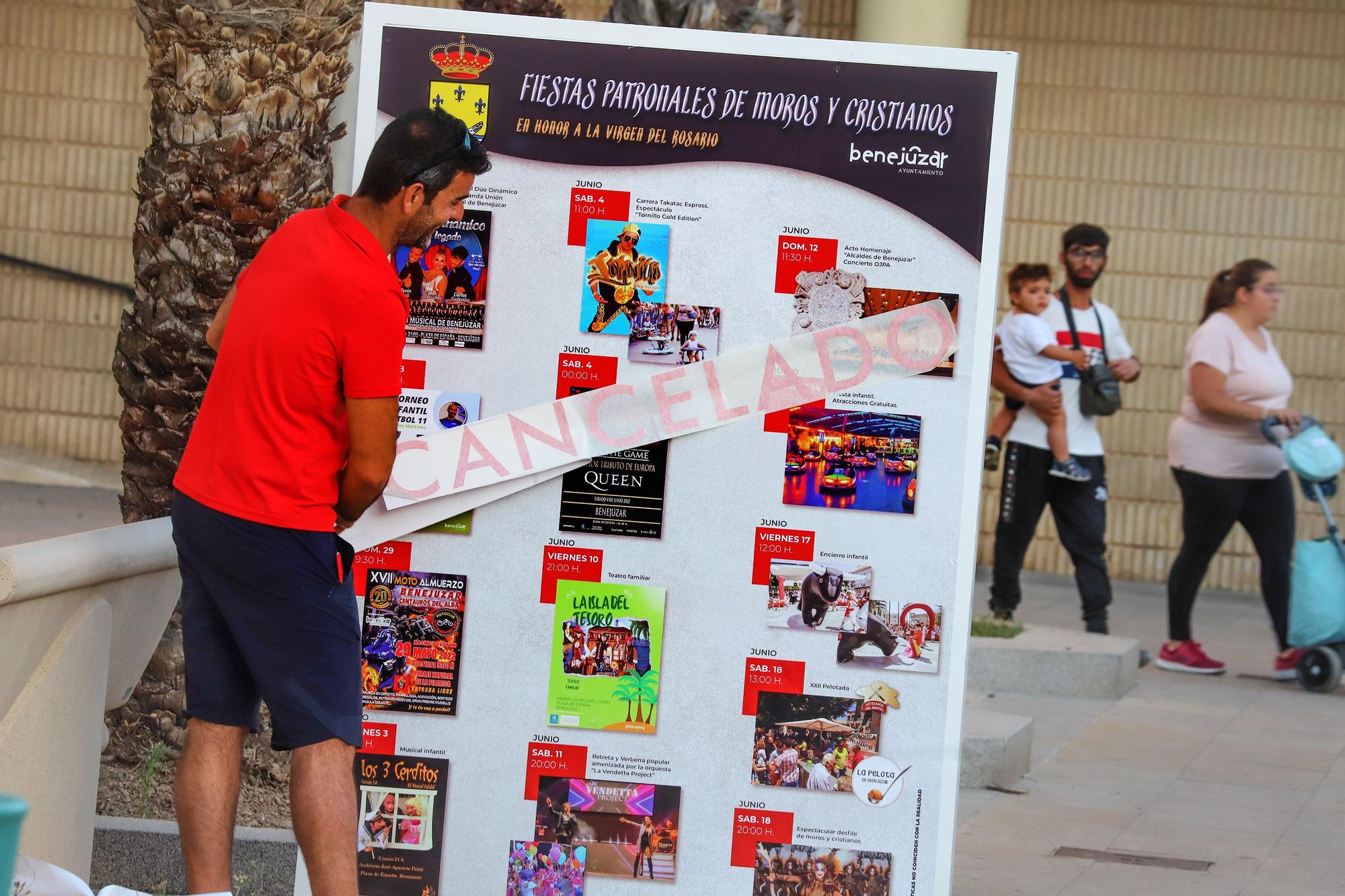 La alcaldesa de Benejuzar suspende las fiestas patronales tras quedarse en minoría en el pleno