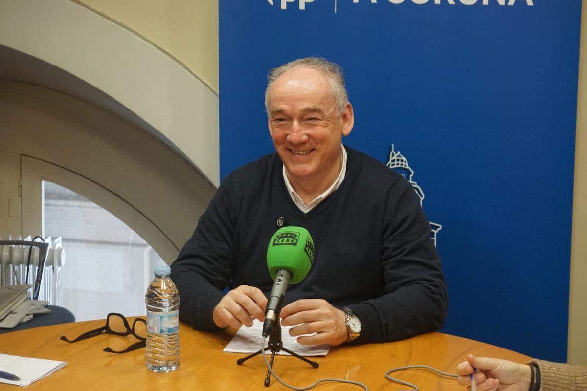 El portavoz municipal del PP, Miguel Lorenzo.