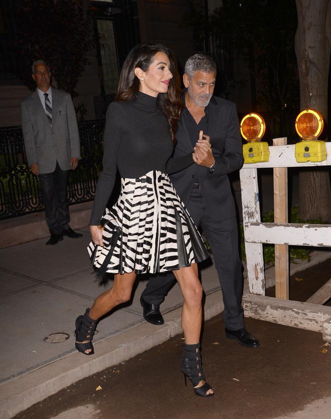 George y Amal Clooney