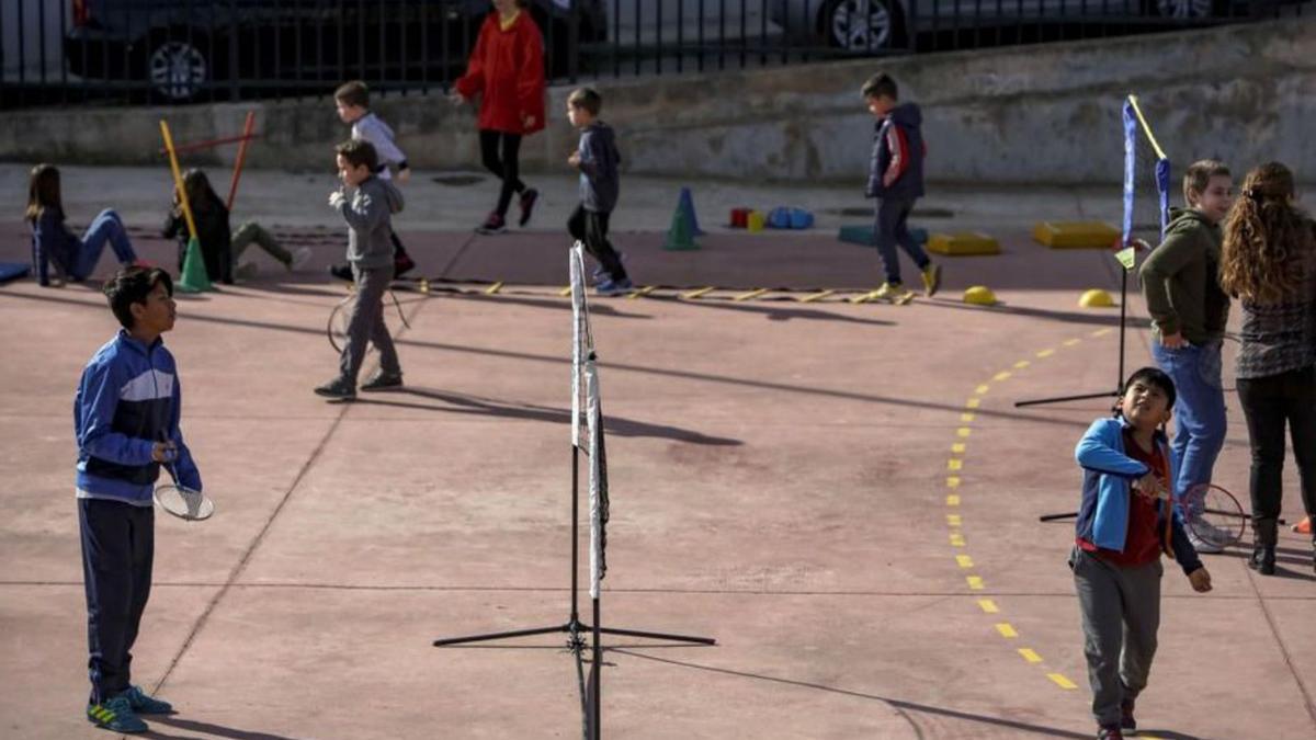 Dos niños, en las ‘Barridiades’ de 2018.