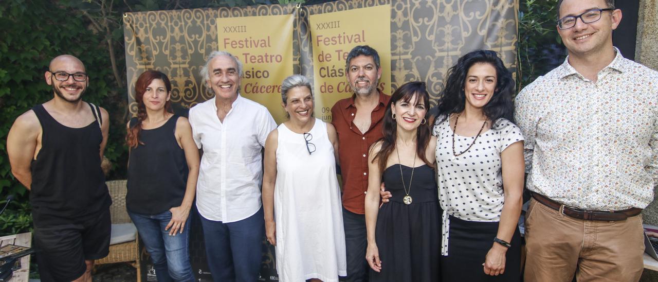 Compañías del festival de teatro clásico que actuaron este viernes y a lo largo del fin de semana.