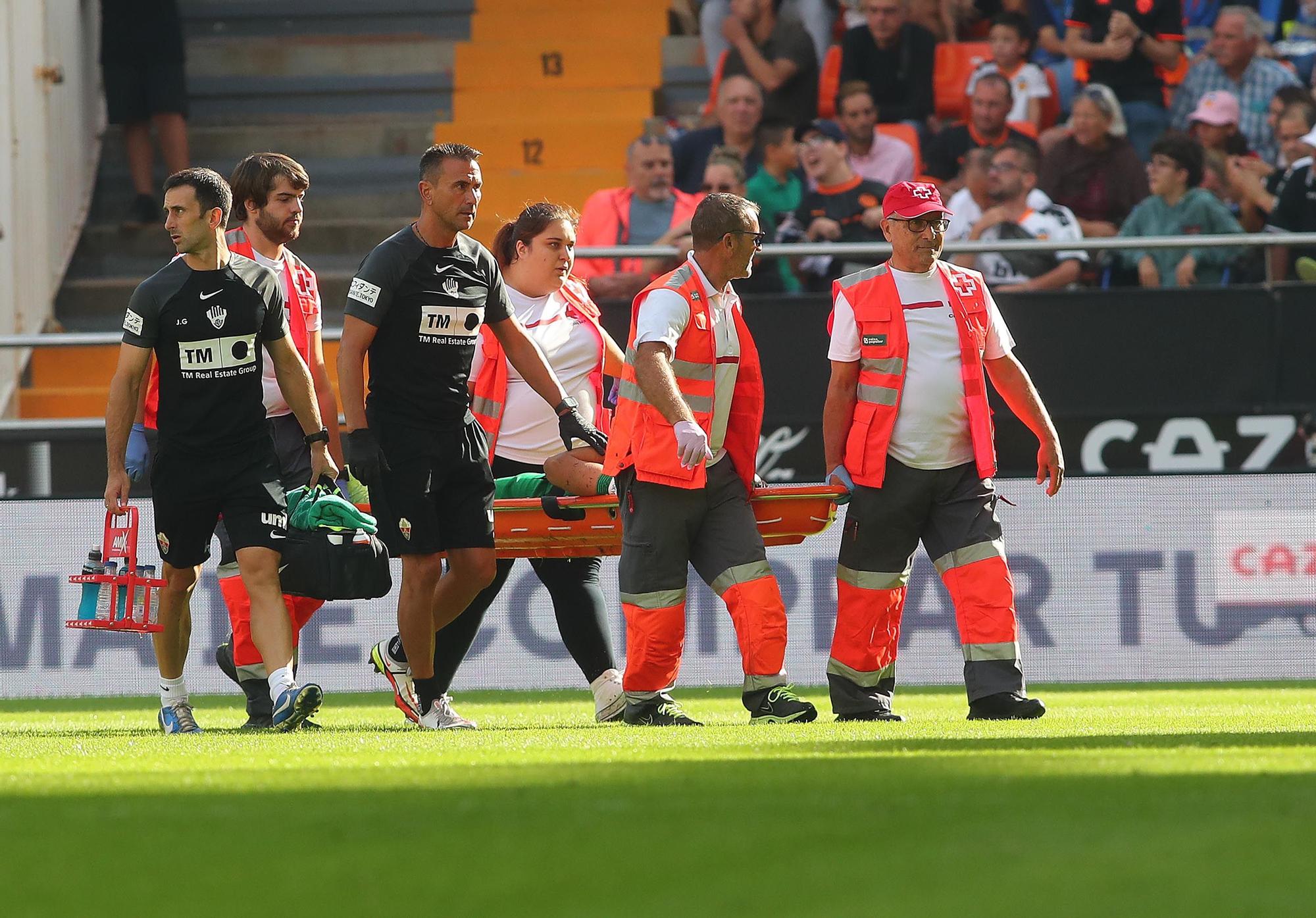 El empate entre el Valencia CF y el Elche en Mestalla, foto a foto