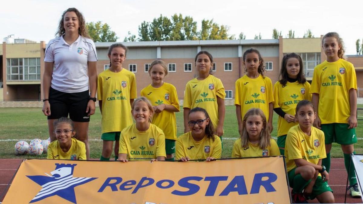 Equipo benjamín del ZCF Amigos del Duero. | Ana Burrieza