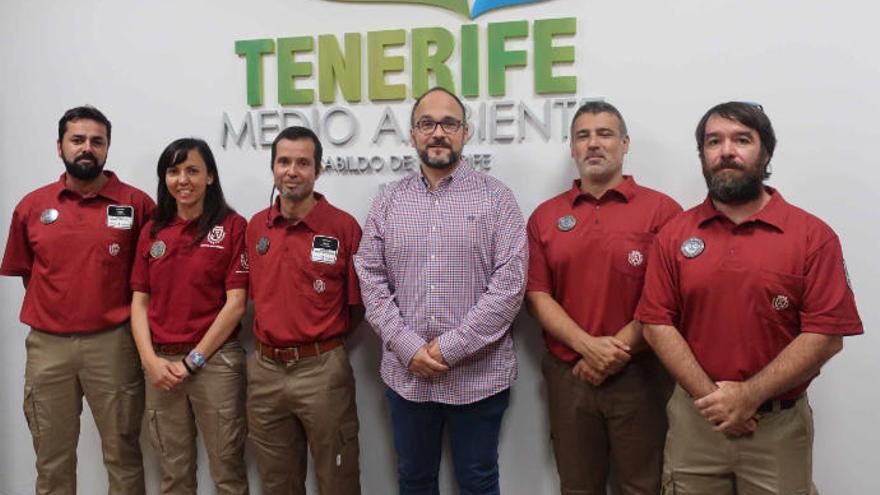 El Cabildo de Tenerife incorpora cinco nuevos agentes de medio ambiente