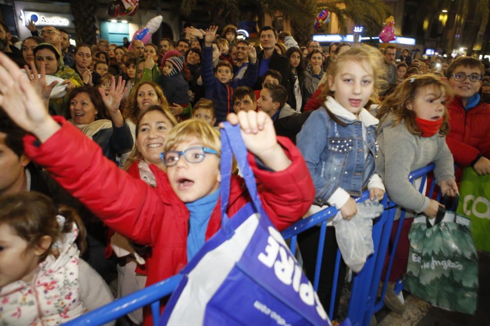 Cabalgata de los Reyes Magos en Alicante.