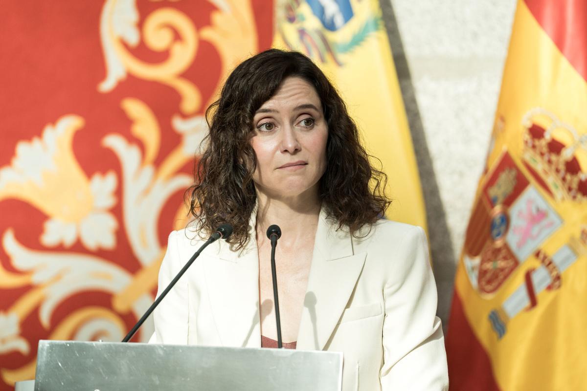 La presidenta de la Comunidad de Madrid, Isabel Díaz Ayuso.