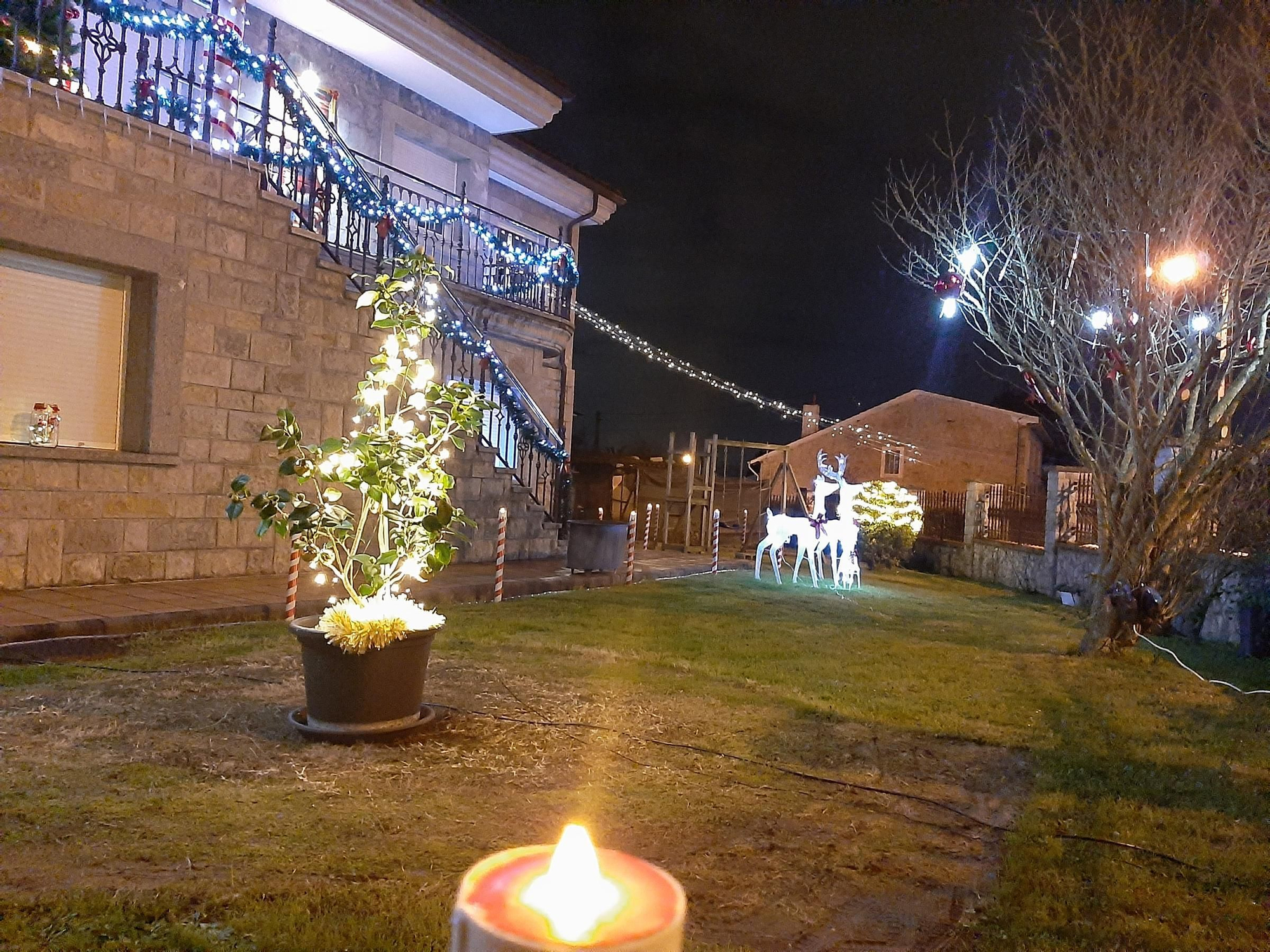 Así brilla Ables en Navidad: la decoración de sus casas, en imágenes