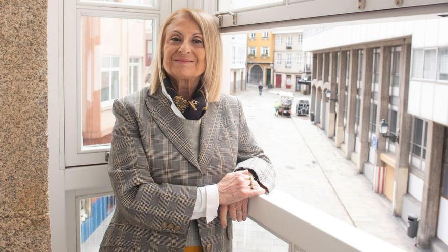 María Teresa Costa-Campi, en la sede de Greenalia en A Coruña.