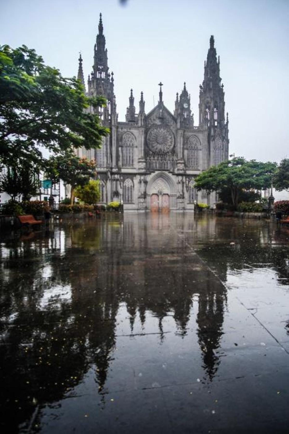 17-11-18. ARUCAS. LLUVIA ARUCAS.  FOTO: JOSÉ ...