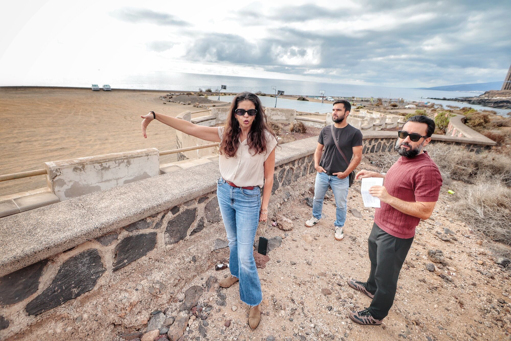 Visita con los arquitectos de La Mareta de Añaza a la nueva zona de Santa Cruz de Tenerife.