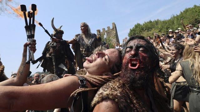 Catoira revive a súa historia coa Romaría Vikinga