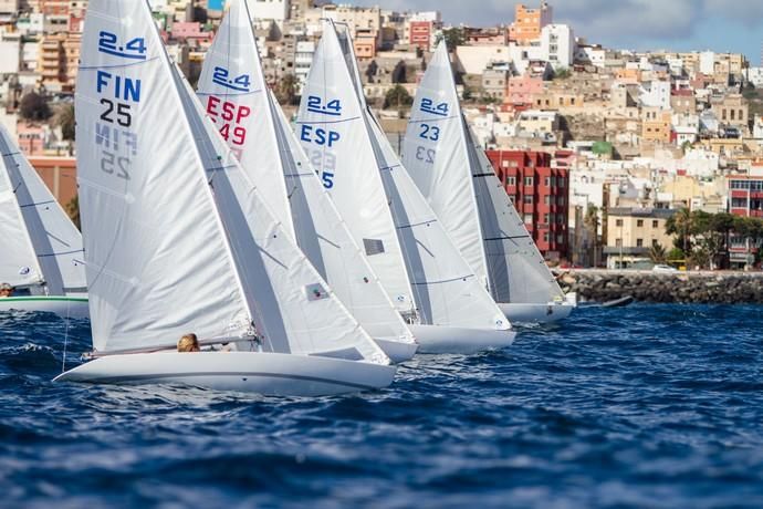 1ª jornada de la Copa de España de la clase 2.4 mR de vela adaptada