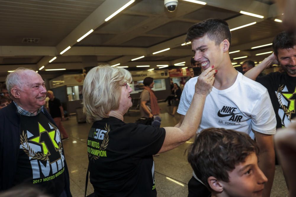 El campeón Joan Mir regresa a casa