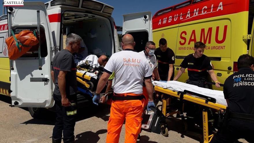 Asistida una joven con síntomas de ahogamiento tras ser rescatada en una cala de Peñíscola