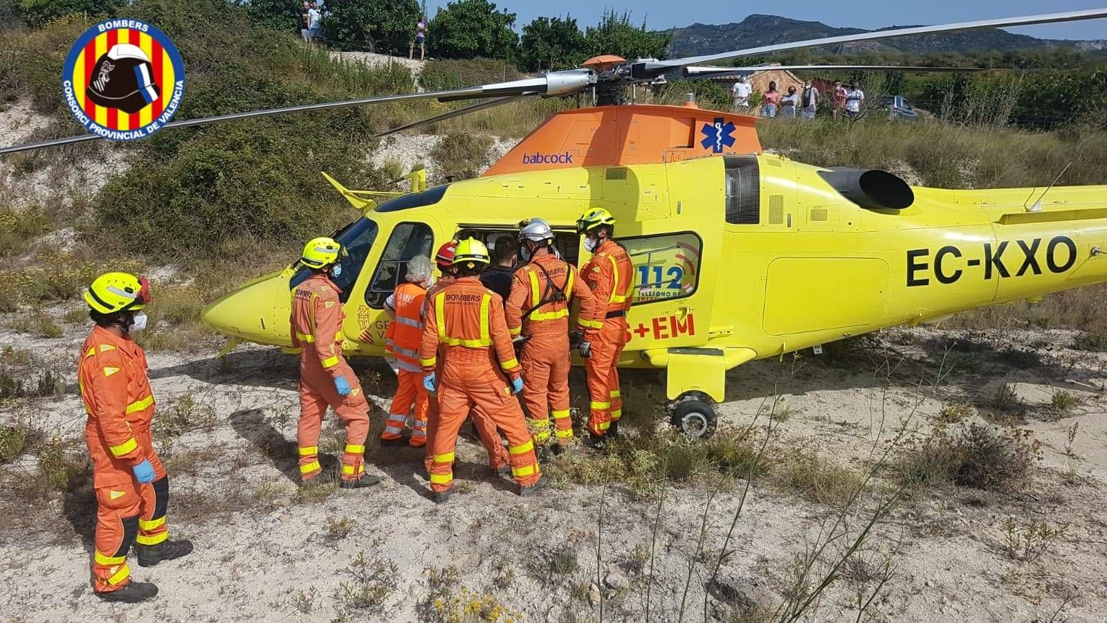 El accidente de Castelló de Rugat donde ha fallecido una persona y cuatro están heridas