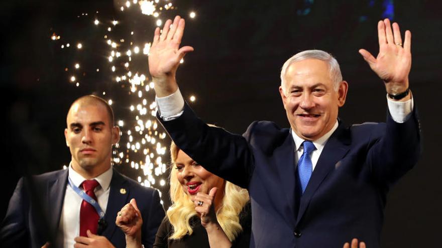 Benjamin Netanyahu celebra la victòria