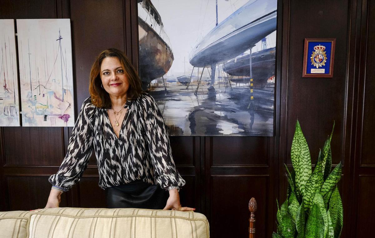 Beatriz Calzada, presidenta de la Autoridad Portuaria de Las Palmas.