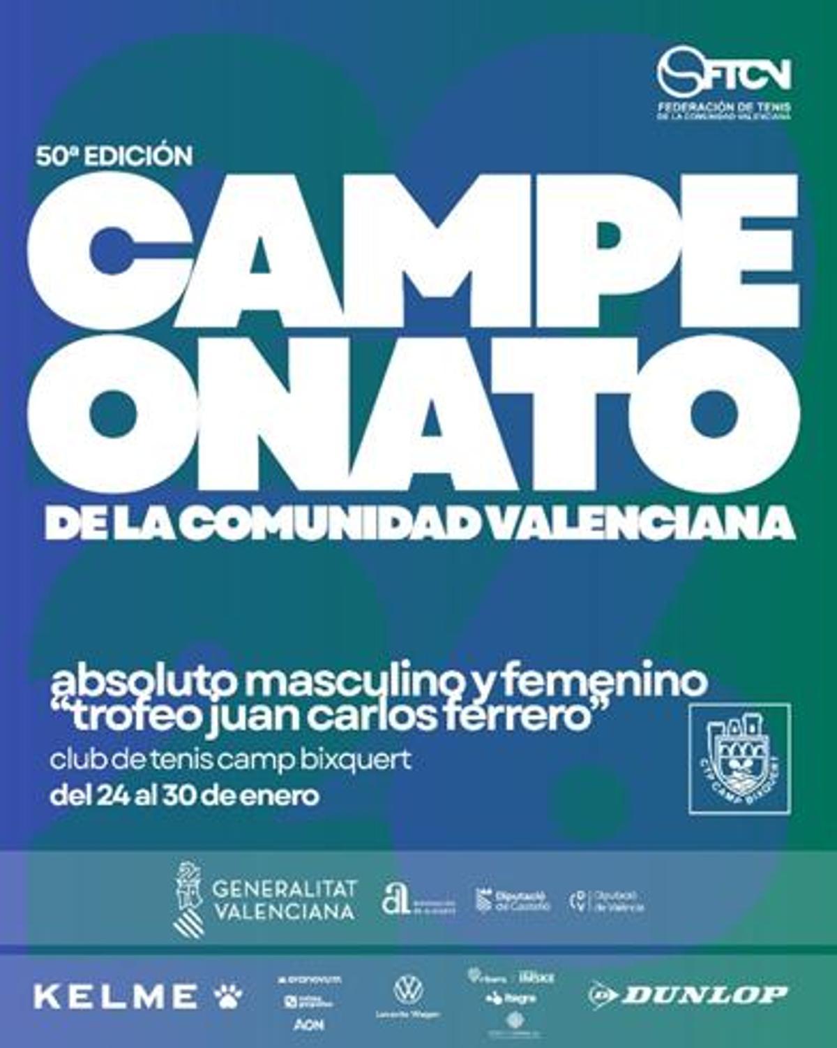 El cartel de la competición.