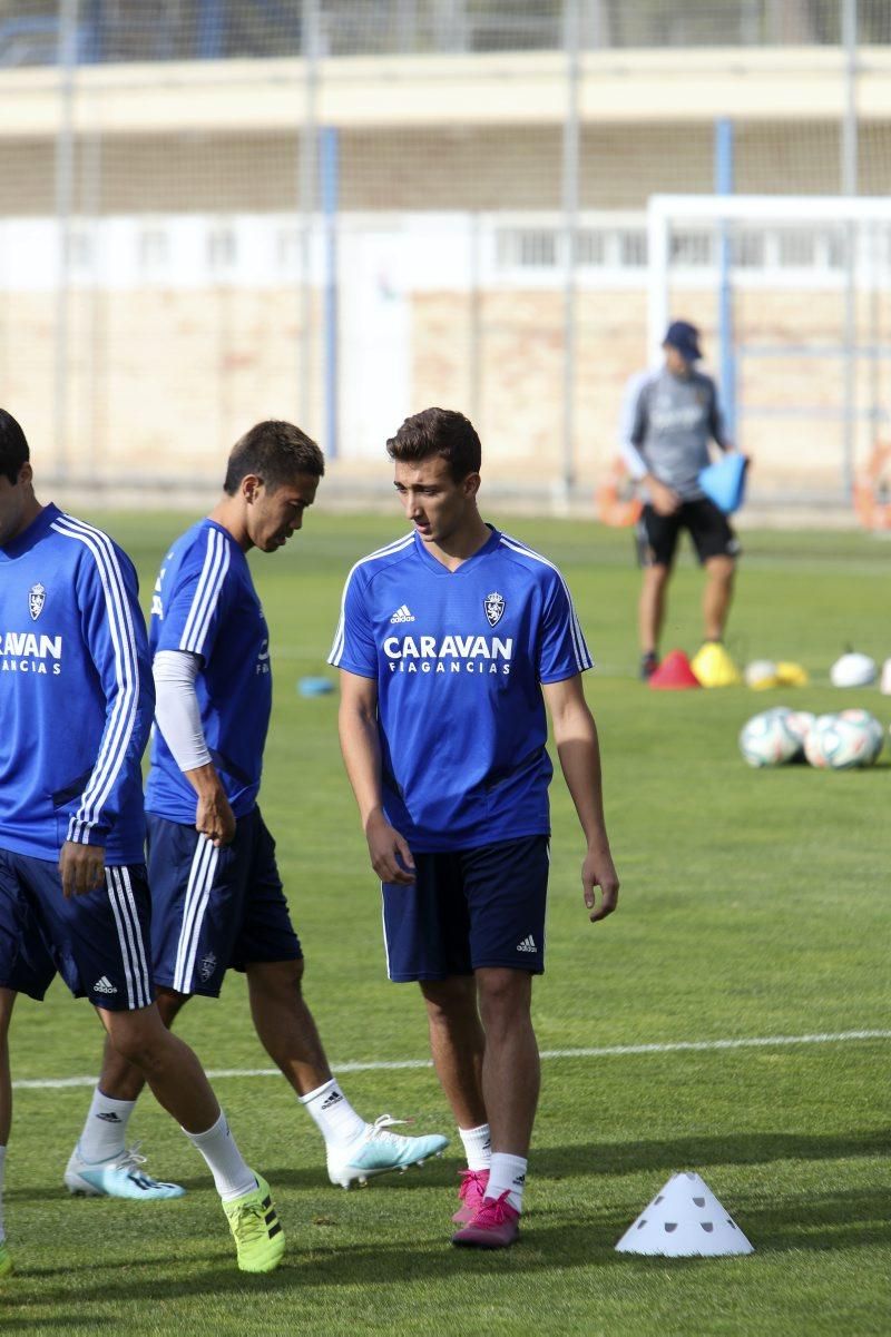 EL Zaragoza prepara el partido contra el Mirandés