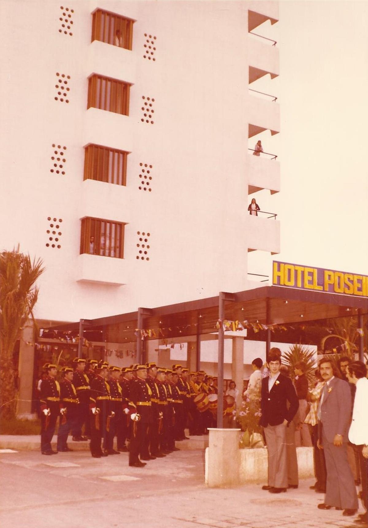 Hotel Poseidón, nov 1973. Hotel Poseidón, nov 1973.