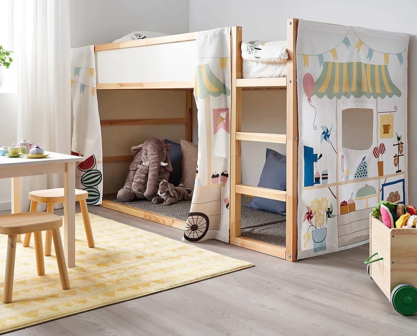 Cama Kura Ikea | Un mueble que no resta espacio de juego