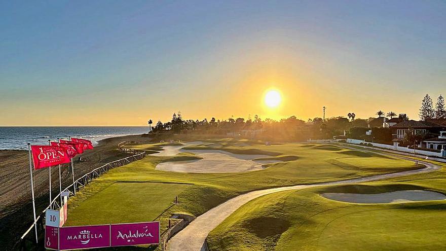 Uno de los campos de golf de Marbella.