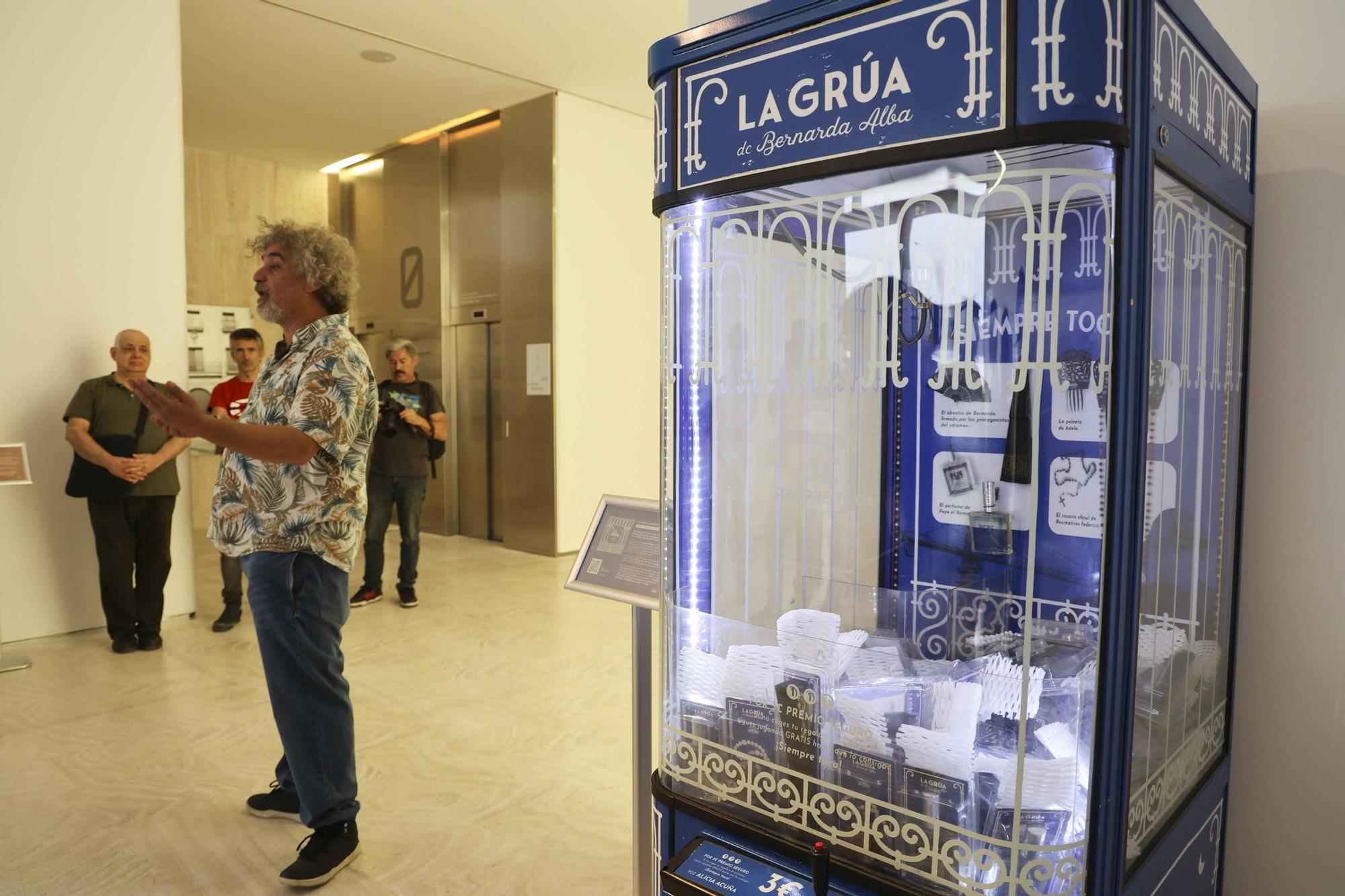 Exposición "Recreativos Federico", una instalación compuesta por siete máquinas recreativas en torno a una obra dramática de Federico García Lorca