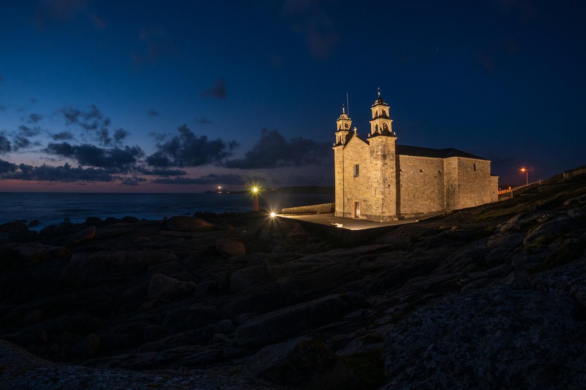Santuario da Barca, en Muxía, Galicia