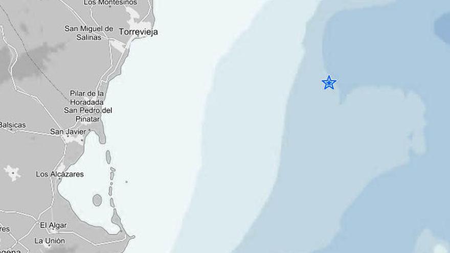 Un terremoto de 2,5 grados se deja sentir en Cabo de Palos