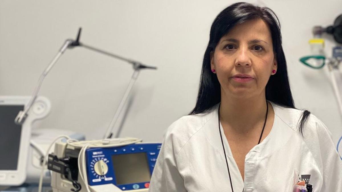 Elena Álvarez, enfermera de Urgencias del Hospital Universitario Severo Ochoa.