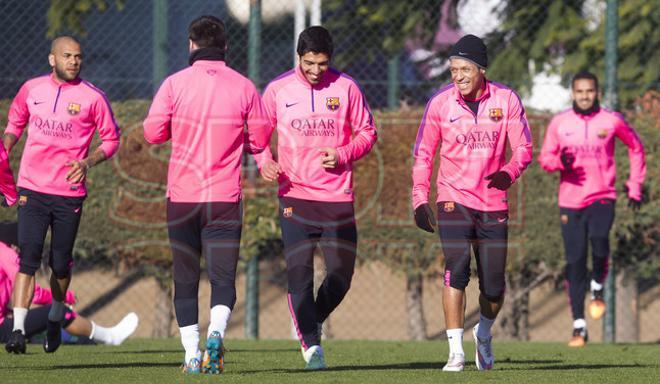 El Barça prepara el partido contra la Real Sociedad