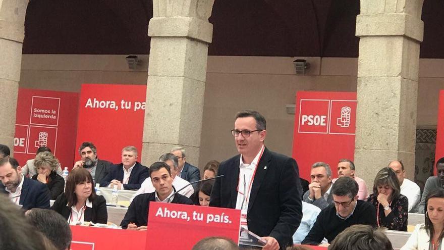 Diego Conesa, en el Comité Federal del PSOE.